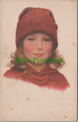 Children Postcard - Head and Shoulders of a Young Girl  HP210