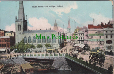 Bristol Postcard - High Street and Bridge SW12656