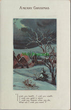 Load image into Gallery viewer, Greetings Postcard - A Merry Christmas, Winter Scene SW12666