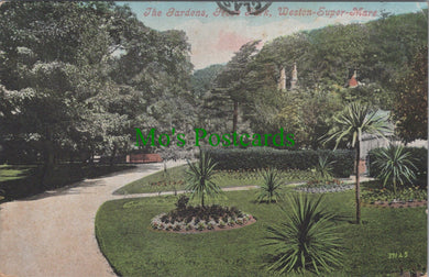 Somerset Postcard - Weston-Super-Mare, The Gardens, Grove Park  SW12670