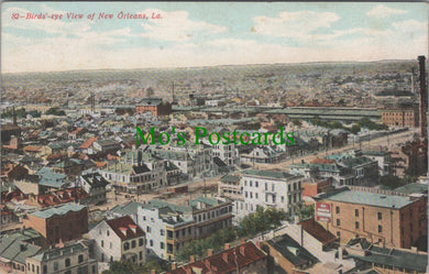 America Postcard - Bird's-Eye View of New Orleans DC2585