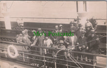 Load image into Gallery viewer, Wales Postcard - Glen Gower Paddle Steamer, Swansea SW12396