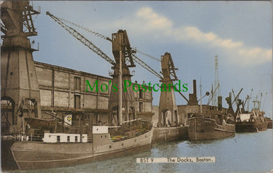 Lincolnshire Postcard - The Docks, Boston  SW12424