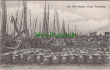 Load image into Gallery viewer, Norfolk Postcard - The Fish Market, Great Yarmouth SW12452