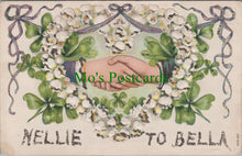 Load image into Gallery viewer, Embossed Greetings Postcard - Nellie To Bella Handshake  SW13279