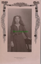 Load image into Gallery viewer, Ancestors Postcard - Girl With Long Hair, Nottingham Studio SW10956
