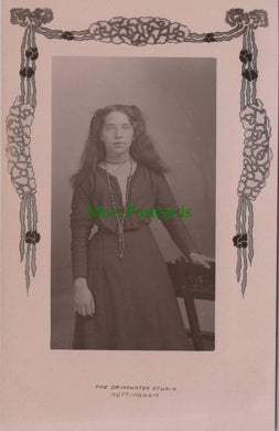 Ancestors Postcard - Girl With Long Hair, Nottingham Studio SW10956