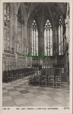 Staffordshire Postcard - Lichfield Cathedral, The Lady Chapel  SW10990