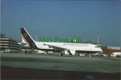 Aviation Postcard - British Mediterranean Airways Aeroplane  SW11487