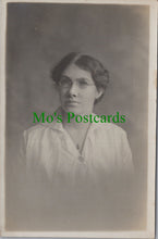 Load image into Gallery viewer, Ancestors Postcard - Portrait of a Young Lady Wearing Glasses SW11066
