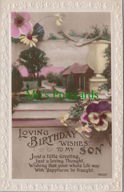 Greetings Postcard - Loving Birthday Wishes To My Son  SW11087