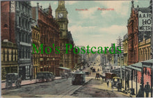 Load image into Gallery viewer, Australia Postcard - Melbourne, Bourke Street  SW11097
