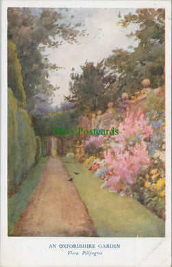 Oxfordshire Postcard - An Oxfordshire Garden, Artist Flora Pilkington  HP127