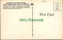 Load image into Gallery viewer, America Postcard - Fosters&#39; Hacienda Motel, California  HP42
