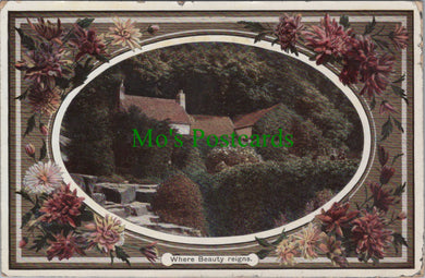 Landscape Postcard - Country Cottage, Where Beauty Reigns  HP56