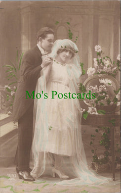 Romance Postcard - Wedding Couple, Bride and Groom SW12520