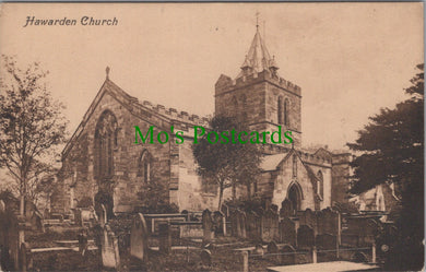 Wales Postcard - Hawarden Church   DC810
