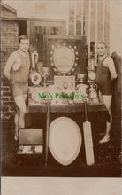 Load image into Gallery viewer, Sports Postcard - Boys in Swimming Costumes With Medals and Trophies  SW11231