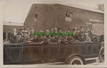 Load image into Gallery viewer, Road Transport Postcard - Men on a Charabanc Outing  SW11268
