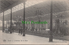 Load image into Gallery viewer, Belgium Postcard - Gand / Ghent - L'Interieur De La Gare   SW11280