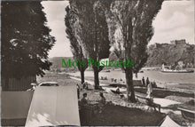 Load image into Gallery viewer, Germany Postcard - Camping-Platz St Goarshausen Mit Burg Rheinfels SW11585