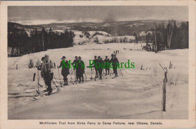 Canada Postcard - McAllisters Trail From Kirks Ferry To Camp Fortune SW11592