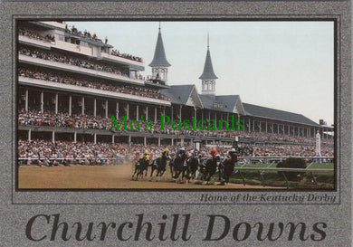 America Postcard - Derby Day, Churchill Downs, Louisville, Kentucky SW11981