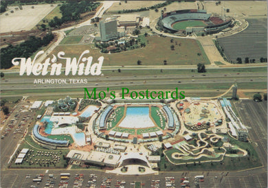America Postcard - Aerial View of Wet 'n Wild, Arlington, Texas SW12133
