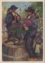Load image into Gallery viewer, France Postcard - Les "Cornemuseux" Musiciens Bretons SW12177