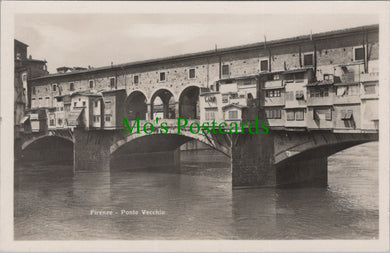 Italy Postcard - Florence, Firenze Ponte Vecchio   SW12775