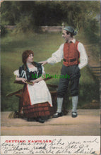 Load image into Gallery viewer, Couples Postcard - Romance, Getting Familiar SW12916
