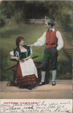 Couples Postcard - Romance, Getting Familiar SW12916