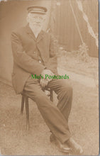Load image into Gallery viewer, Ancestors Postcard - Elderly Gentleman Wearing a Uniform  SW12925
