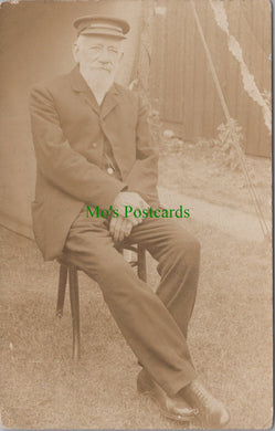 Ancestors Postcard - Elderly Gentleman Wearing a Uniform  SW12925
