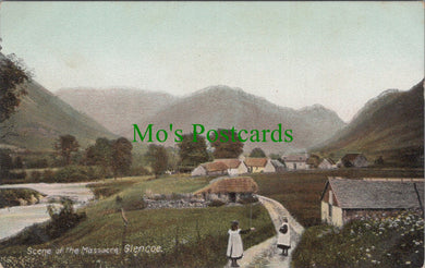 Scotland Postcard - Glencoe, Scene of The Massacre  SW12927
