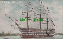 Load image into Gallery viewer, Hampshire Postcard - H.M.S.Victory, Southsea SW12936
