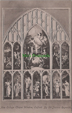 Oxfordshire Postcard - Oxford, New College Chapel Window  SW12980