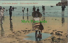 Load image into Gallery viewer, Sussex Postcard - Brighton, On The Sands  SW13035