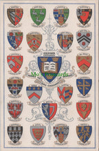 Load image into Gallery viewer, Heraldic Postcard - Oxford University, Arms of The Colleges SW13048
