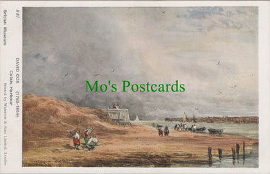 British Museum Postcard - Artist David Cox, Calais Harbour  SW13023