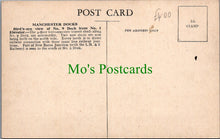 Load image into Gallery viewer, Lancashire Postcard - Manchester Docks, No 9 Dock  SW13327