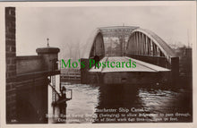 Load image into Gallery viewer, Lancashire Postcard - Manchester Ship Canal, Barton Road Swing Bridge  SW13347