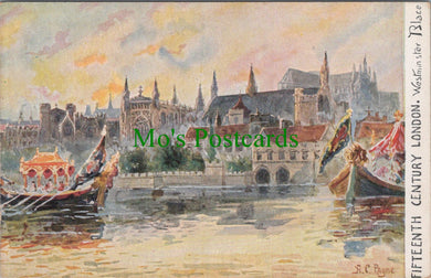 London Postcard - Fifteenth Century London, Westminster Place  SW13376