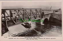 Load image into Gallery viewer, Lancashire Postcard - Manchester Ship Canal, The Barton Aqueduct  SW13386
