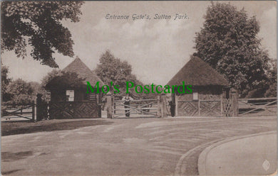 Warwickshire Postcard - Birmingham, Entrance Gate's, Sutton Park  SW13452