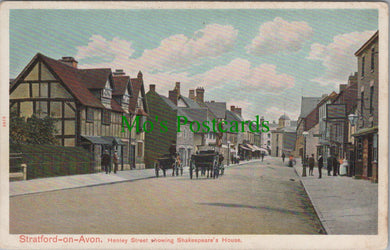 Warwickshire Postcard - Stratford-on-Avon, Henley Street   SW13473