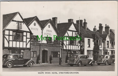 Warwickshire Postcard - Stratford-on-Avon, White Swan Hotel   SW13474