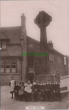 Load image into Gallery viewer, Derbyshire Postcard - Children at Crich Cross   SW13486