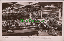 Load image into Gallery viewer, Derbyshire Postcard - Long Eaton Lace Factory Winding Room  SW13488