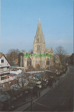 Lincolnshire Postcard - St Denys' Church, Sleaford   SW12579